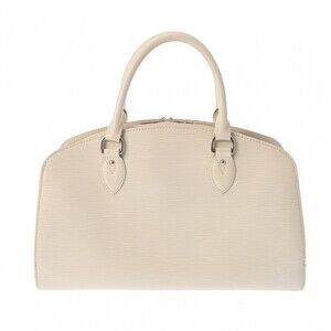 Louis Vuitton Epi Pont Neuf Ivory White Leather Handbag